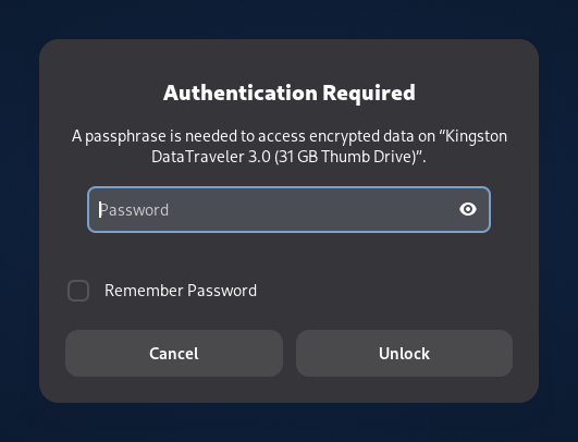 Authentification requise